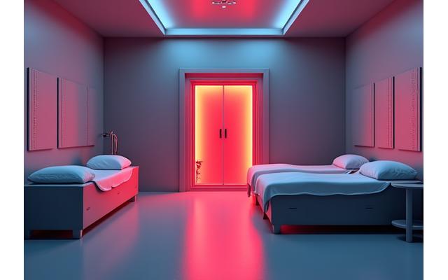 Luxusní studio nabízející terapii červeným světlem a kyslíkovou terapii