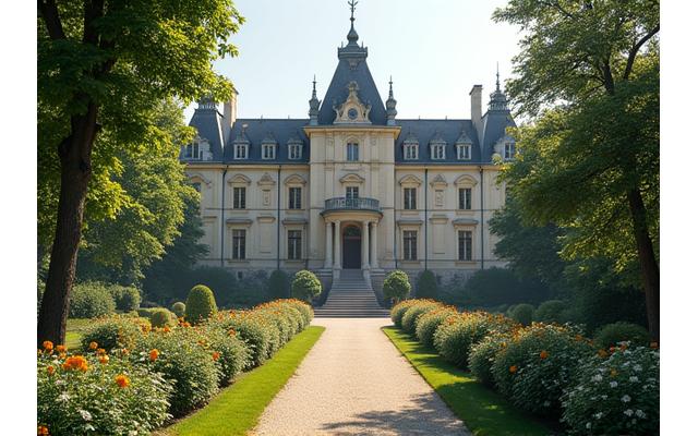 Majestátní zámeček uprostřed zeleně blízko Prahy s wellness zázemím.